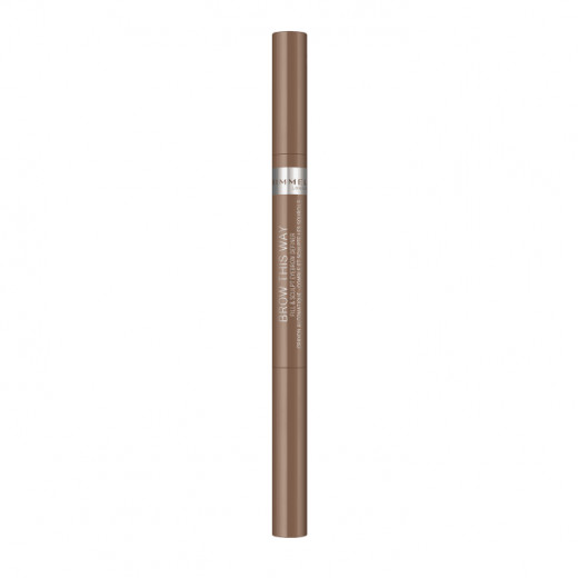 Rimmel London Brow This Way 2in1 Filler, 1 Blonde