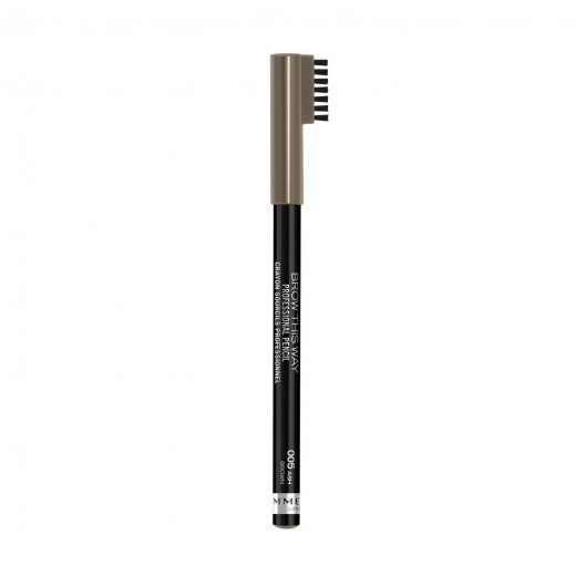 Rimmel London Brow This Way Professional Eyebrow Pencil, 005, Ash Brown