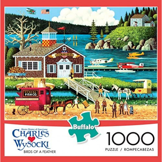 Buffalo Games Charles Wy- Birds Of A Feather, 1000 Pieces