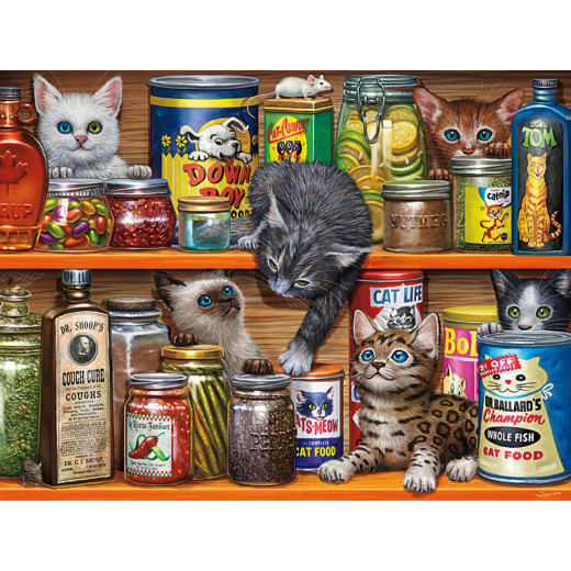 Buffalo Games Cats Spice Rack Kittens, 750 Pieces