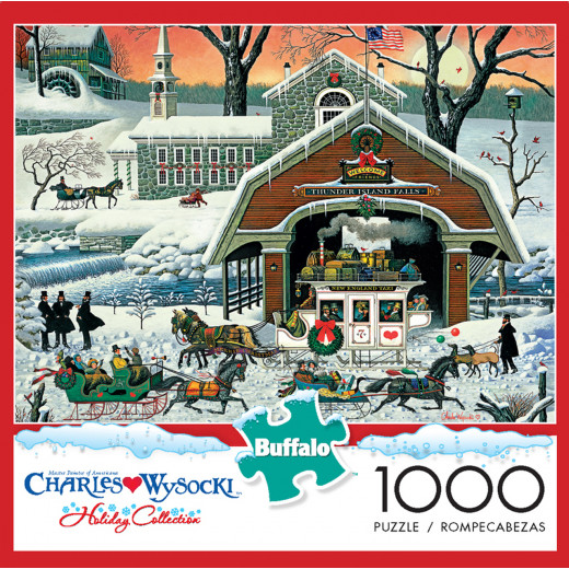 Buffalo Games Charles Wy- Holiday Collection, 1000 Pieces