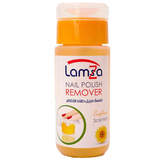 Lamsza Nail Polish Remover - Sun Flower With Pump, 100ml