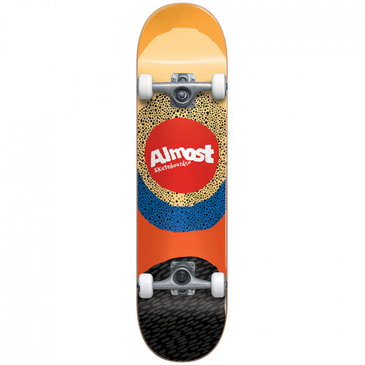 Almost Radiate First Push Complete Skateboard ,Yellow, Size 7.5 Inches