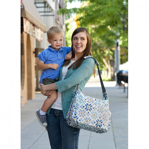 JJ Cole Prairie Flower Diaper Bag