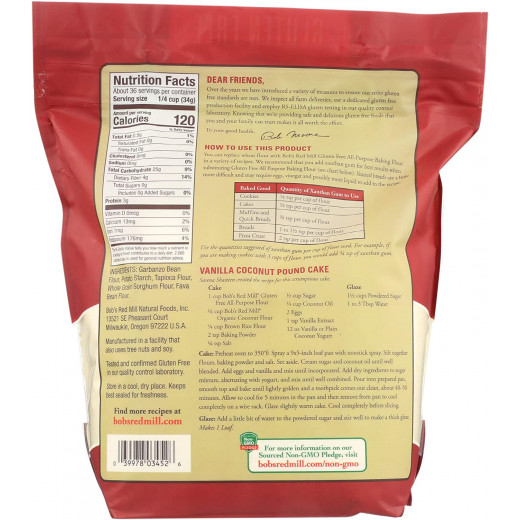 Bob's Red Mill Gluten Free All Purpose Baking Flour, 1.240kg