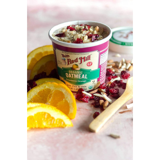 Bob's Red Mill Organic Cranberry Orange Oatmeal Cup, 70gram