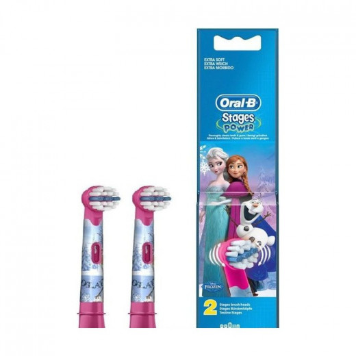 Oral-B Electric Toothbrush Replacement Heads, Frozen Design