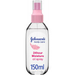 Johnson's Body Oil Spray, 24 HOUR Moisture, 150ml