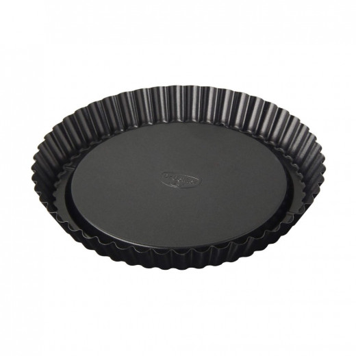 Dr. Oetker Tradition­ Non-Stick Bakeware Flan Tin, Black Color, 22 CM