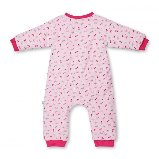 Bebetto Velveteen Baby Jumpsuit, Pink Color, 24-36 Months