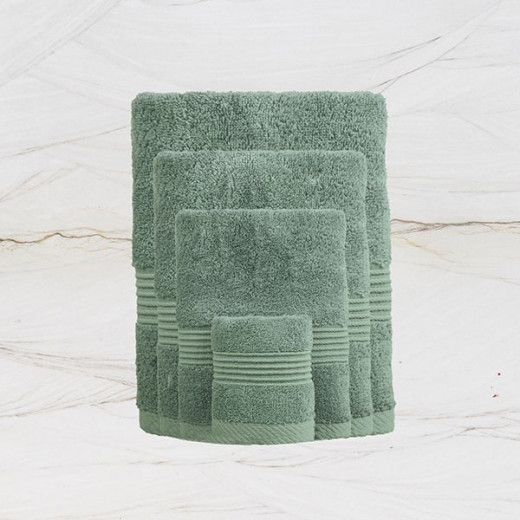 Nova home pretty collection towel, cotton, green color, 50*100 cm