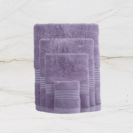 Nova home pretty collection towel, cotton, plum color, 50*100 cm