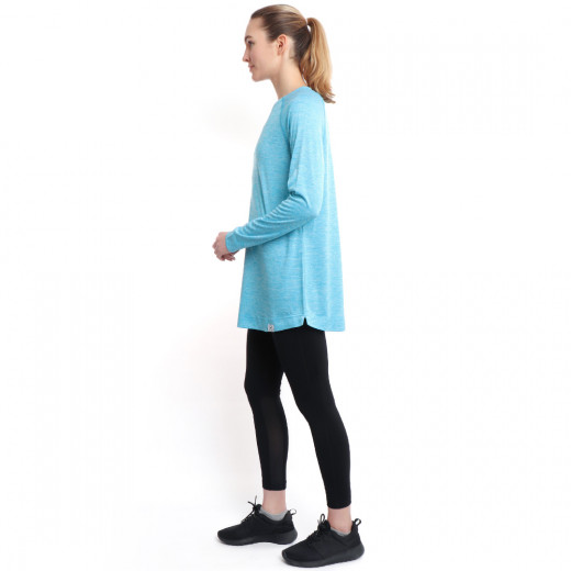 RB Women's Long Sleeve Training Top, X Large Size, Blue Color