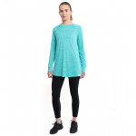 RB Women's Long Sleeve Training Top, Medium Size, Earth Green Color