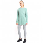 RB Women's Long Sleeve Training Top, Medium Size, Green Color