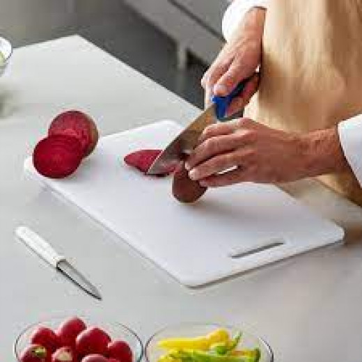 Fackelmann Cutting Board, White Color, 34x24 CM