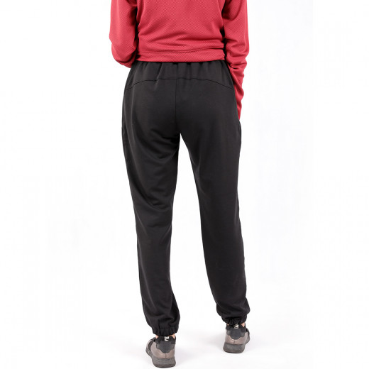 RB Women's Jogger Sweatpants, Large Size, Black Color