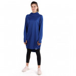 RB Women's Long Running Hoodie, XX Large Size, Royal Blue Color