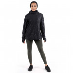 RB Women's Short Running Hoodie, Medium Size, Marble Black Color