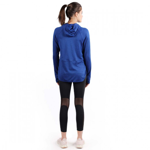 RB Women's Short Running Hoodie, XX Large Size, Royal Blue Color