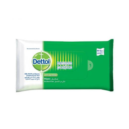 Dettol Anti Bacterial Original Skin Wipes, 80 Wipes