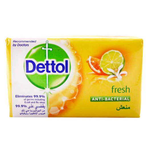 Dettol Fresh Anti-Bacterial Bathing Soap Bar for Effective Germ Protection, 70g
