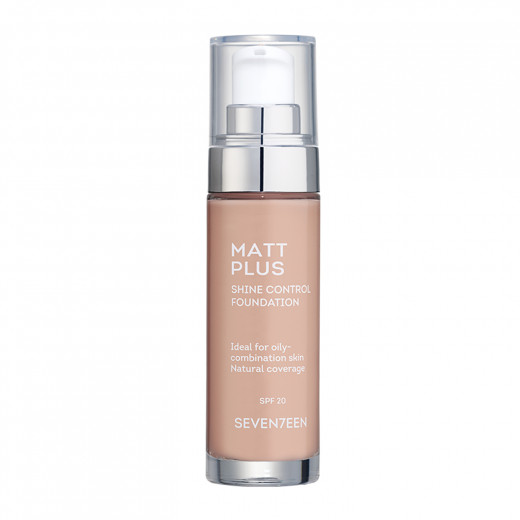 Seventeen Foundation Matt Plus, Rose, Number 02, 30 Ml