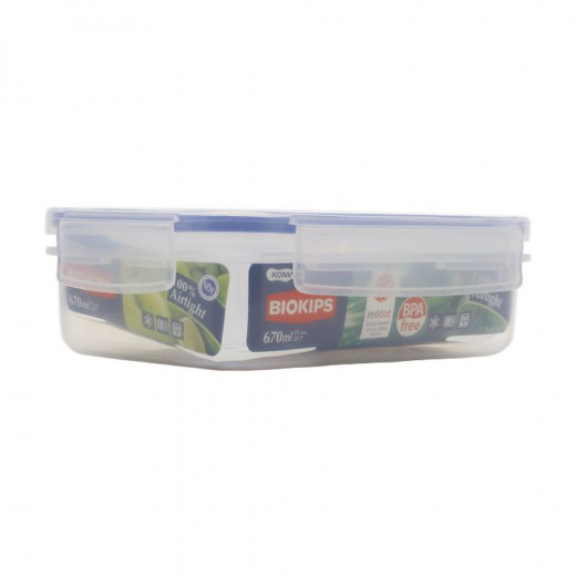 Komax Biokips Food Container, 670 ML