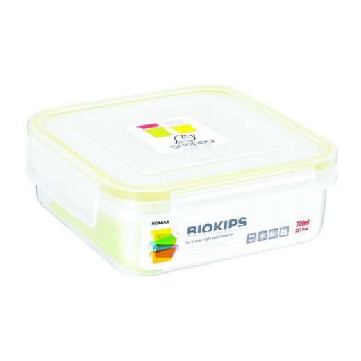 Komax Biokips Square Food Storage Container, 700 ml