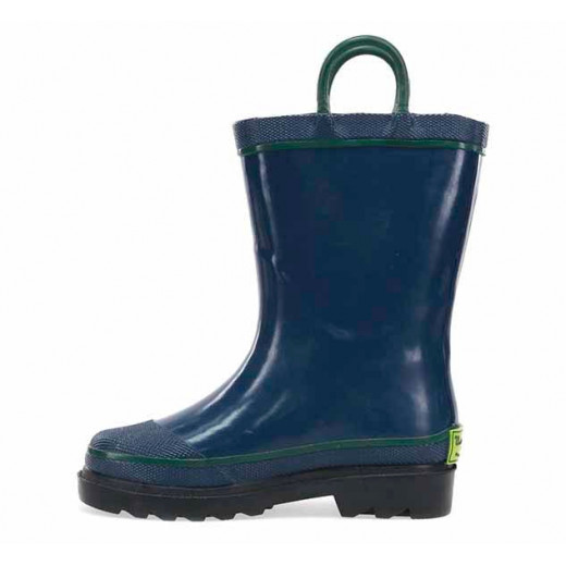 Western Chief Kids Firechief Rain Boot, Navy Color, Size 36