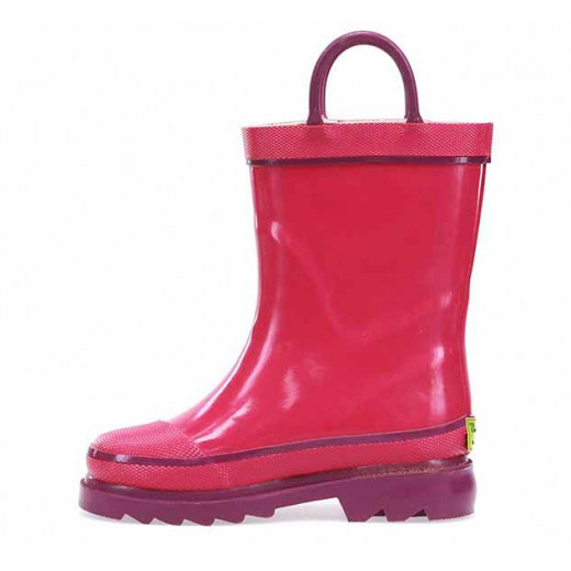 Western Chief Kids Firechief Rain Boot, Pink Color, Size 34