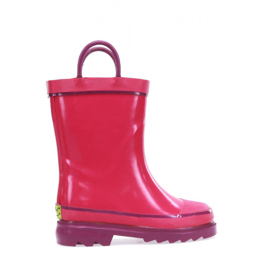 Western Chief Kids Firechief Rain Boot, Pink Color, Size 23