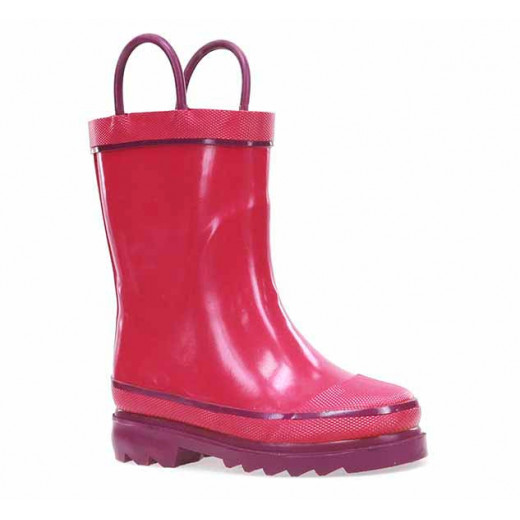 Western Chief Kids Firechief Rain Boot, Pink Color, Size 30
