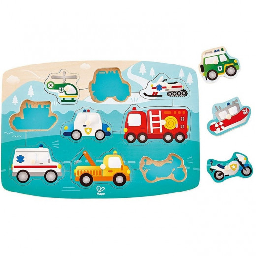 Hape Emergency Peg Puzzle