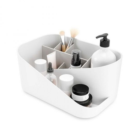 Umbra glam cosmetic organizer, white color