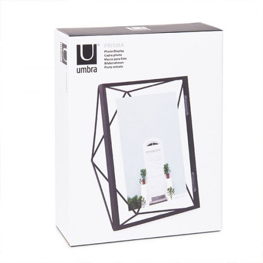 Umbra square photo frame, black 5*7 cm