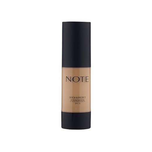 Note Cosmetique Detox and Protect Foundation  - 06 Dark Honey