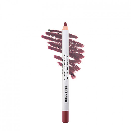 Seventeen Super Smooth Waterproof Lip Liner, Shade Number 07