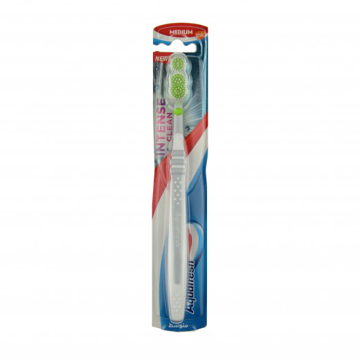 فرشاة أسنان شعيرات متوسطة بألوان عشوائية  من أكوا فريش