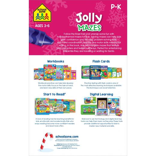 School Zone Jolly Mazes Tablet Workbook