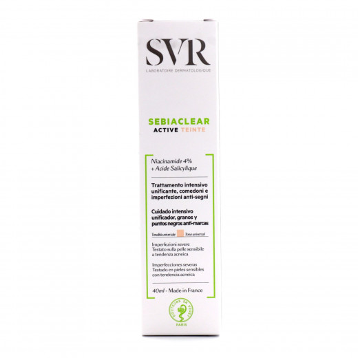 SVR Sebiaclear Active Tinted, 40 Ml