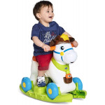 Chicco 3 In 1 Baby Rodeo Ride On Baby Car, White Color