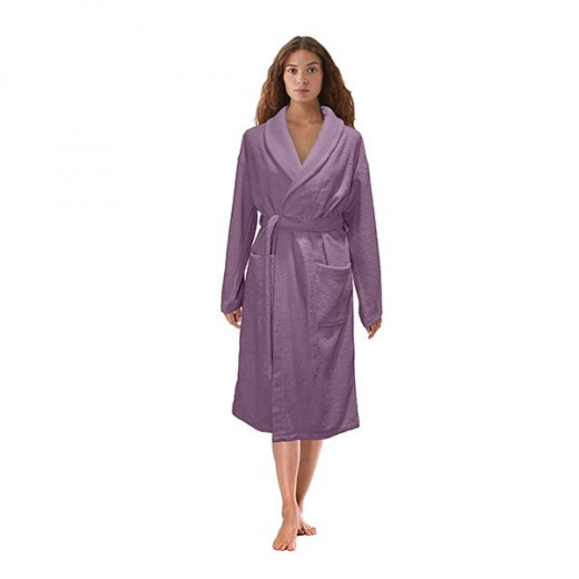 Nova home luna bathrobe, plum color