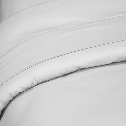 Fieldcrest plain duvet cover, cotton, white color, queen size