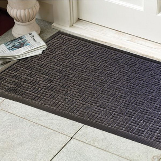 Nova Home Dash Outdoor Mat, Charcoal Color, 90*150 Cm