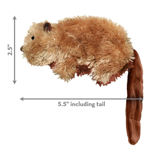 Kong Dog Dr. Noyz Beaver Toy, Large