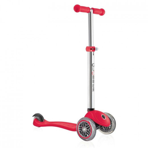 Globber Primo Foldable 3 Wheel Scooter, Red Color