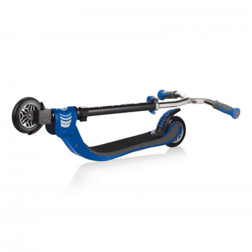 Globber Flow 125 Foldable Scooter, Black and Blue Color