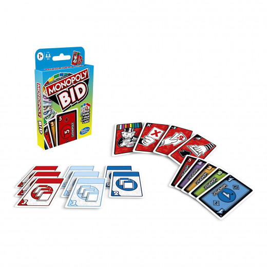 Hasbro Monopoly Bid Card Game