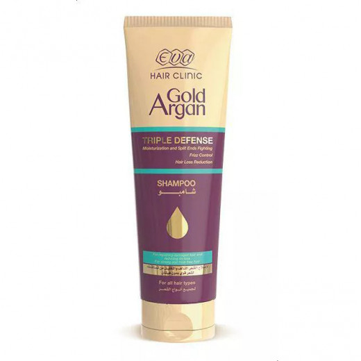 Eva Gold Argan Hair Shampoo, 230 Ml